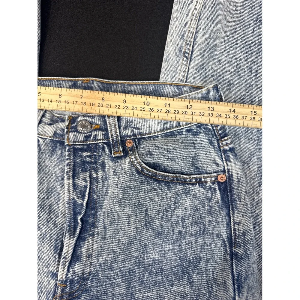 Vintage Levis 501 Acid Wash Jeans Made in USA Mens 30x34 Blue Button Fly Denim